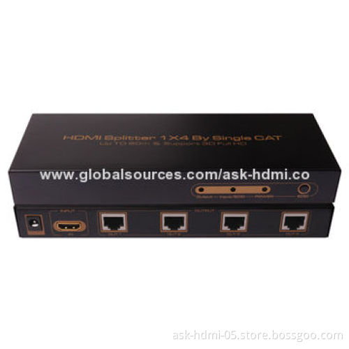HDMI 1x4 Ethernet extender, over cat6